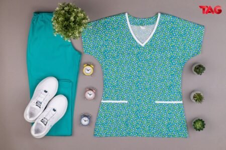 TAG medicinsko odijelo - " Green Hippie"