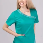 " Green Hippie "  Cotton Stretch ™ premium bluza