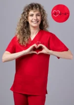 " Heartbeats for love " - Medicinska bluza - Slika 2