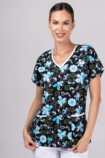 " Plava Magnolija " premium Cotton Stretch ™ bluza