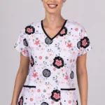 " Floral Magic " premium Cotton Stretch ™ bluza