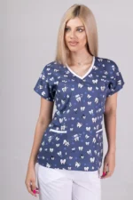 " Teeth Fiesta " premium Cotton Stretch ™ bluza - Slika 24