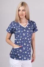 " Teeth Fiesta " premium Cotton Stretch ™ bluza - Slika 23