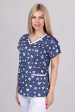 " Teeth Fiesta " premium Cotton Stretch ™ bluza - Slika 22