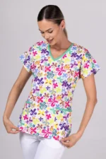 " Leptirovi cvijetići " premium Cotton Stretch ™ bluza - Slika 18