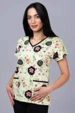 " Floral Magic " premium Cotton Stretch ™ bluza - Slika 3