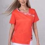 " Magic Coral " Cotton Stretch ™ premium bluza