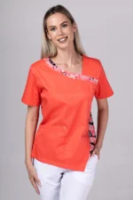 " Magic Coral " Cotton Stretch ™ premium bluza - Slika 2