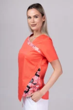 " Magic Coral " Cotton Stretch ™ premium bluza - Slika 3