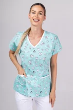 " Teeth Fiesta " premium Cotton Stretch ™ bluza - Slika 7