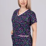 " Blue Heartbeat " premium Cotton Stretch ™ bluza