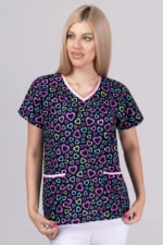 ” Plava Srca ” premium Cotton Stretch™ bluza - Slika 2