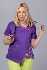 " Flower Blossom " premium Cotton Stretch™ bluza - Slika 7