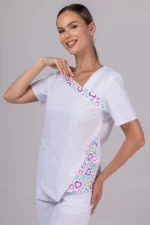 " Bijela Srca " Cotton Stretch™ premium bluza - Slika 6