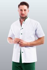 ROBERT tunika kratkih rukava obrub i kopčanje u boji - Slika 13